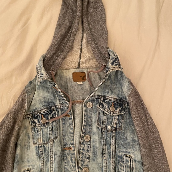 American eagle denim sweater - Picture 2 of 3